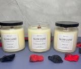 Slow Jams & Candlelight – 90s R&B Valentine Candle (Wood Wick)