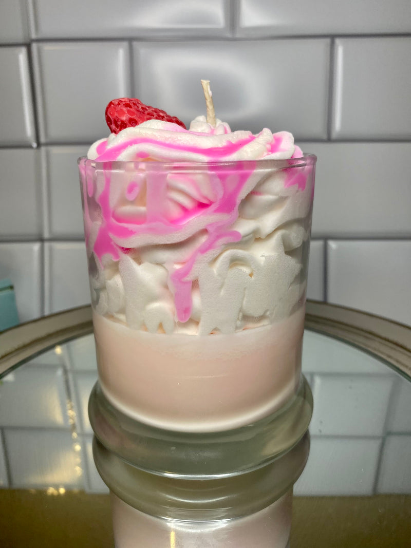 Strawberry Dessert Candle